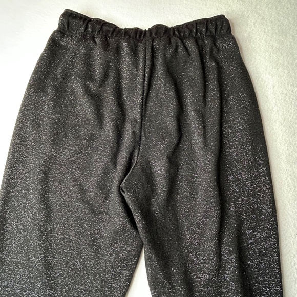 INC International Concepts Women's Black Sequined Glitter Jogger Pants Running - Picture 11 of 12